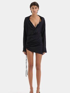NWT - SIR. Azura Mini Dress - Black - Size 0